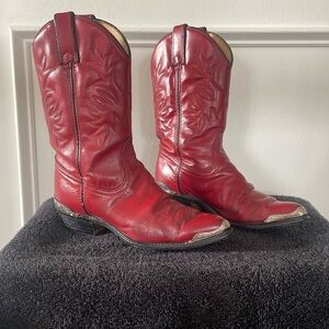 Rodeo Drive Red Cowboy Boots Vintage